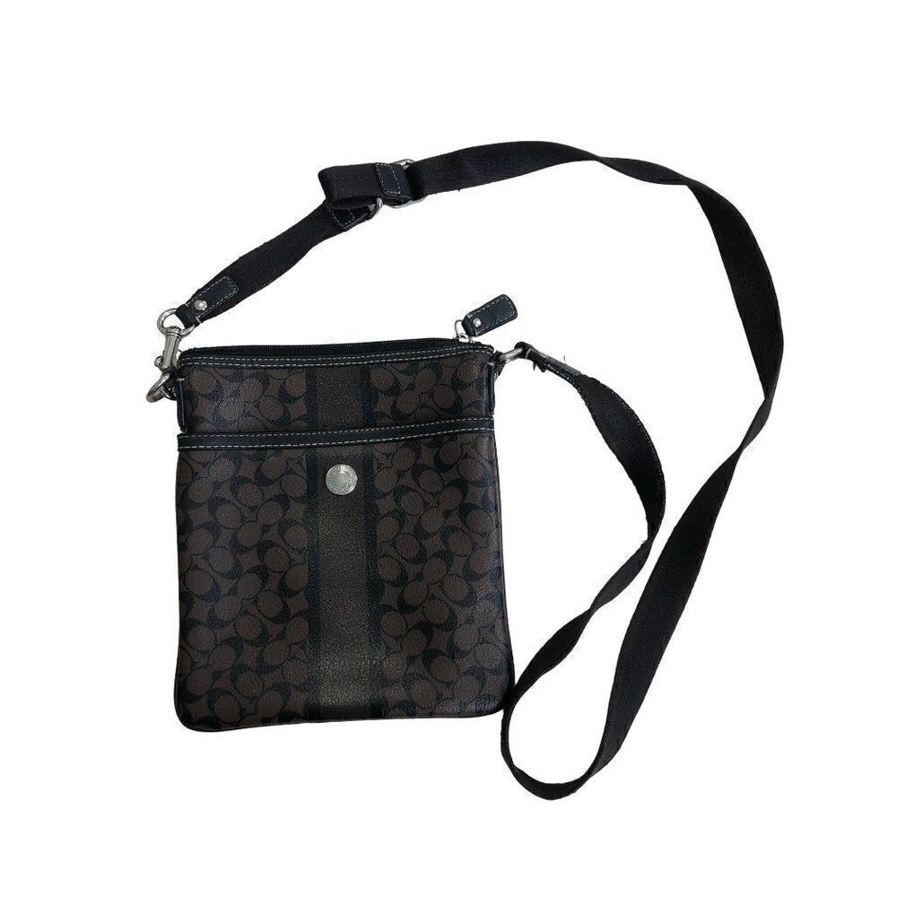 Coach Crossbody Shoulder Bag Purse Brown